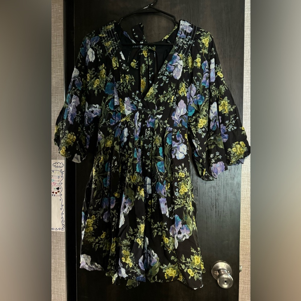 Free people beck mini dress XS